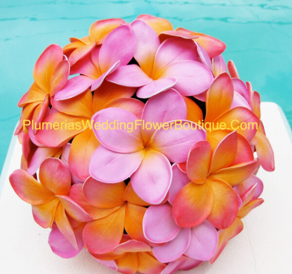 Real Touch Plumeria Bridal Package - Image 2