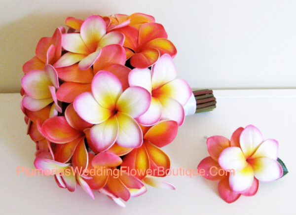 Real Touch Plumeria Bridal Package - Image 3
