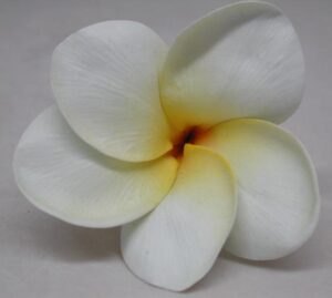 Real Touch Classic White Plumeria