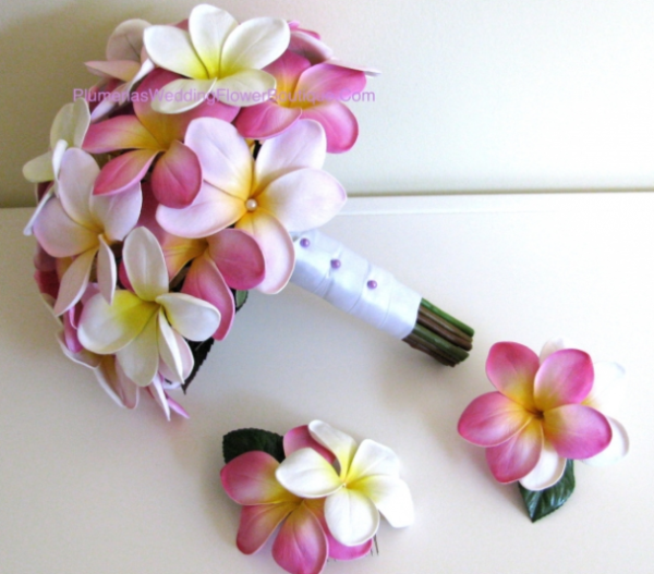 Real Touch Plumeria Bridal Packages - Image 4