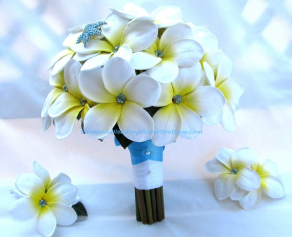 Real Touch Plumeria Bridal Packages - Image 6